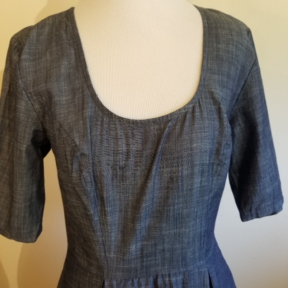 Eshakti chambray dress sz 4 - Picture 3 of 12